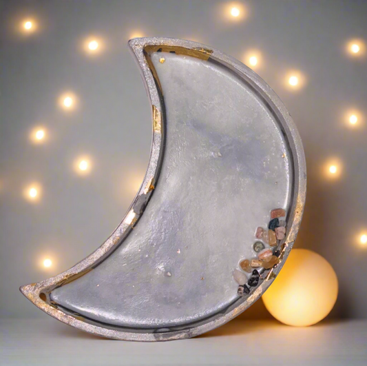 Christmas Moon Candle