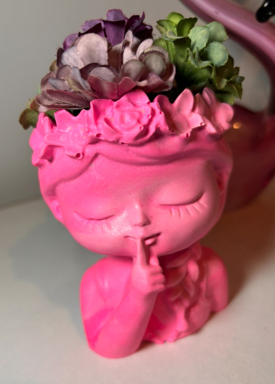 Cute Girl Vase