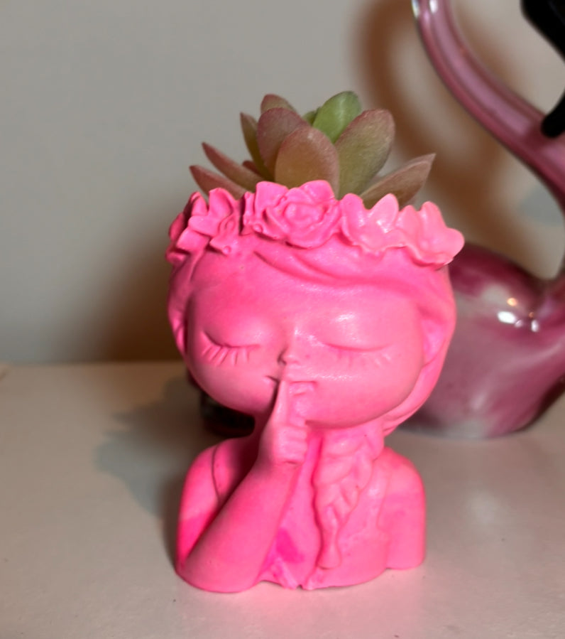 Cute Girl Vase