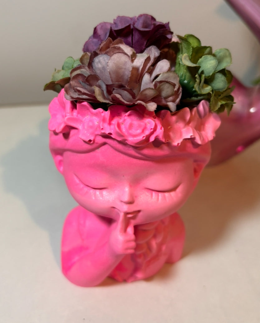 Cute Girl Vase